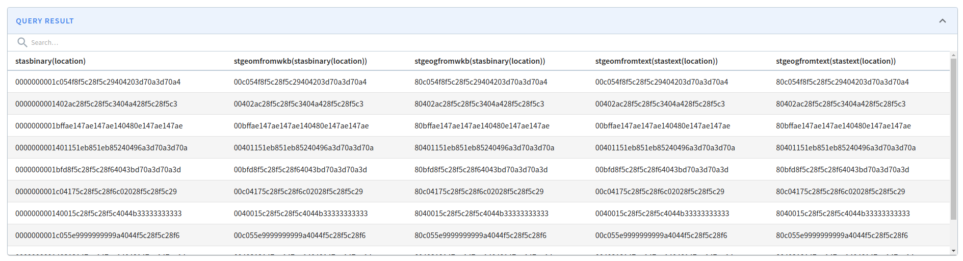 Sample query results for geo scalar functions in Apache Pinot 0.9 Sample query results for geo scalar functions in Apache Pinot 0.9