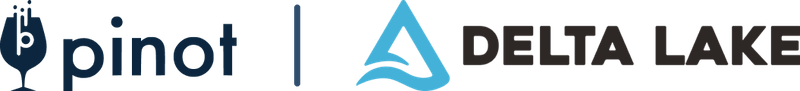 Apache Pinot and Delta Lake Logos Apache Pinot and Delta Lake Logos